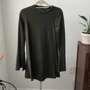 Zara bell-sleeved mini dress